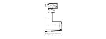 0x1 520sf Floor Plan 8200W