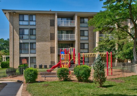 Playground & Building Exterior