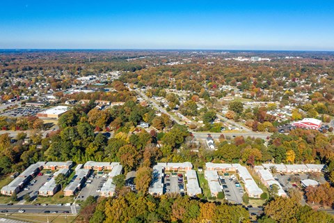 aerial view of area
