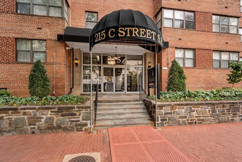 Building exterior entrance
