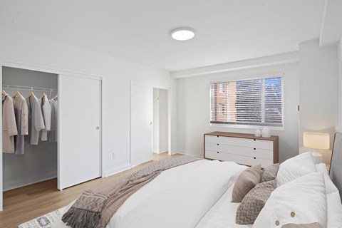 Virtually Staged Primary Bedroom