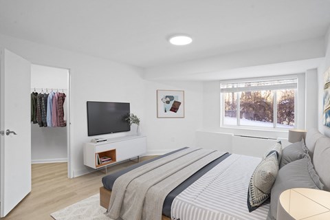 Virtually Staged Primary Bedroom