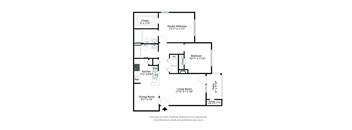 Azalea Apt Floor Plan 1027 SF