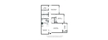 Magnolia Apt Floor Plan 1103 SF