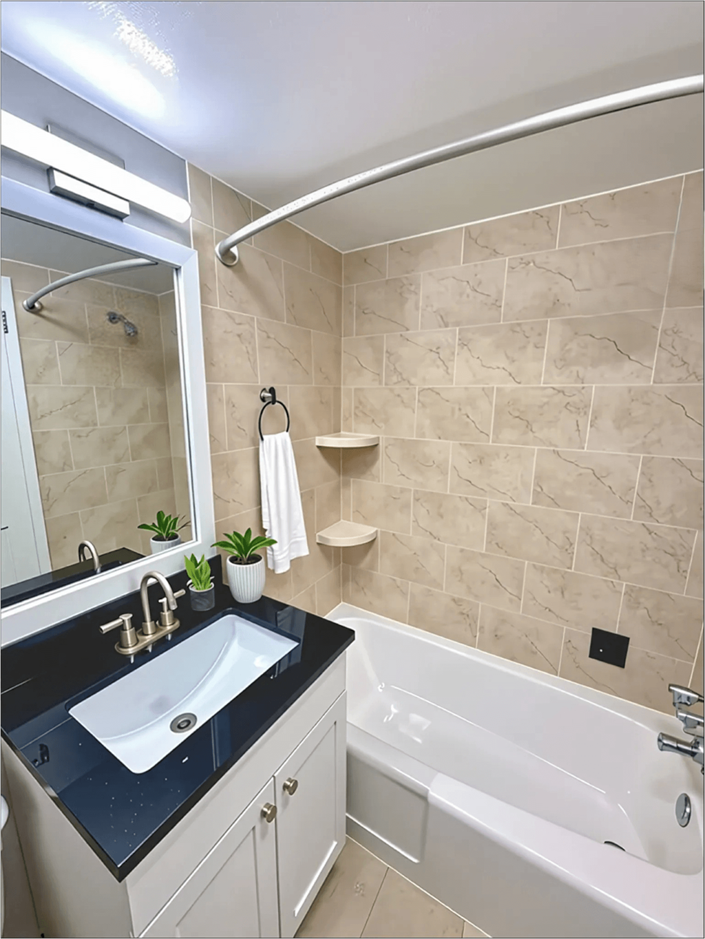 Virtually Staged Bathroom