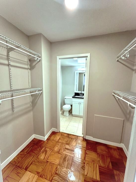 Walk-in Closet and Bath