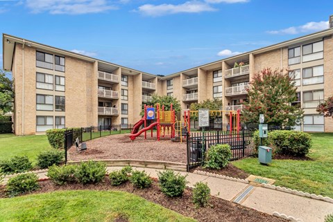 Building exteriors and playground