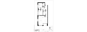 a floor plan of a house with a courtyard