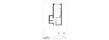 a floor plan of a house with a asymmetrical floor plan
