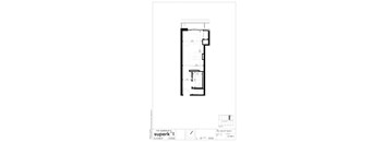 floor plan of the upper level of the house