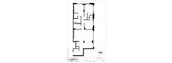 floor plan of the upper level of the house
