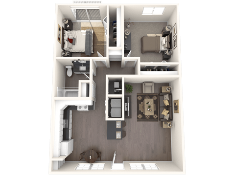 a1 floor plan  1 bedroom  1190 square feet  the