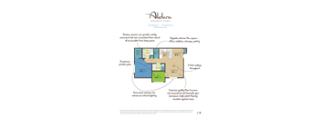 floor plan of the sustainable home plan