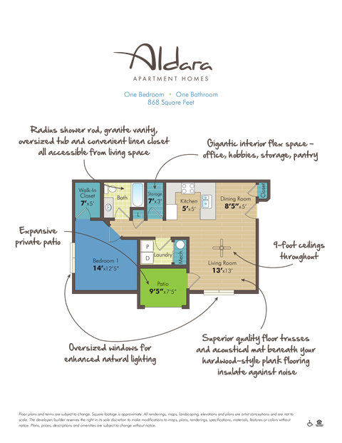 floor plan of the sustainable home plan