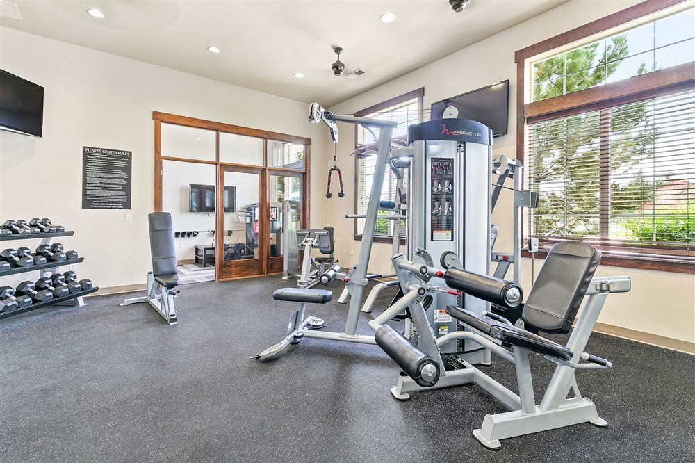 Gym photo of Aldara Apartments in Saratoga Springs, Utah
