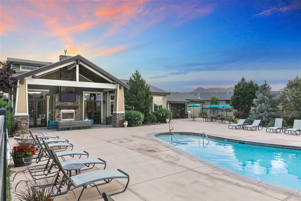 Exterior photo of Aldara Apartments in Saratoga Springs, Utah