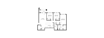 a floor plan of a home with bedrooms and baths