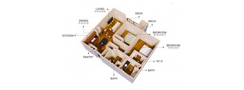 a floor plan of a house