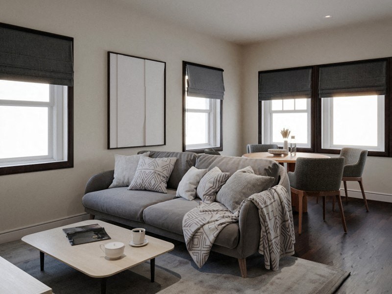 An interior picture of Lotus Cityline Apartments in Downtown Salt Lake City, Utah