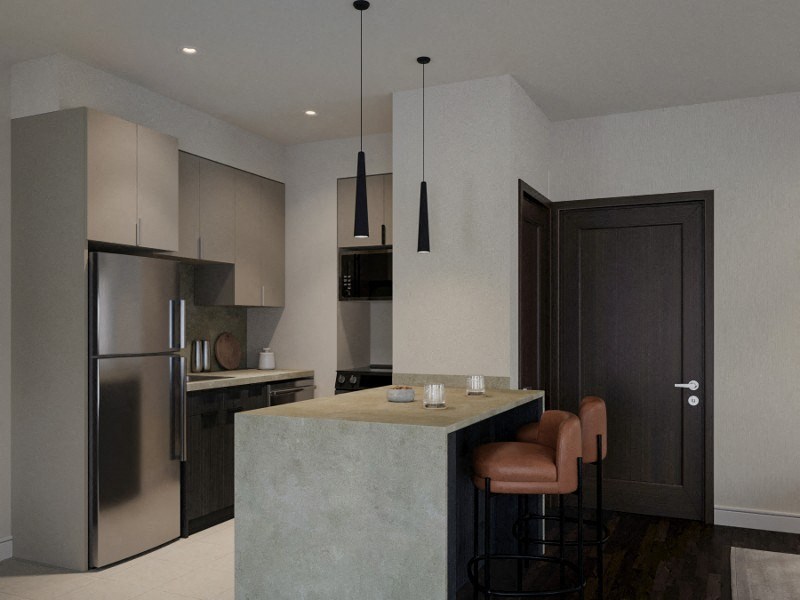 An interior picture of Lotus Cityline Apartments in Downtown Salt Lake City, Utah