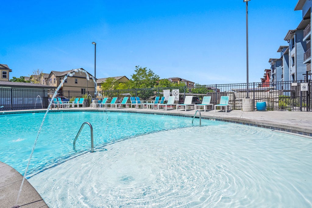 our apartments have a large pool for residents to enjoy