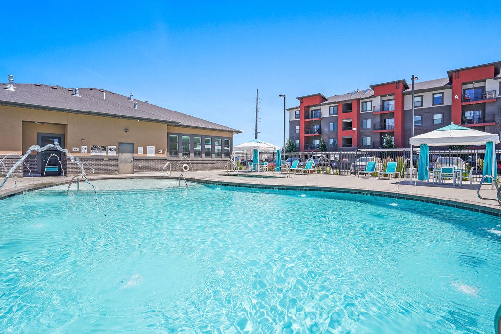 an illustration of a crowd of white columns in a city