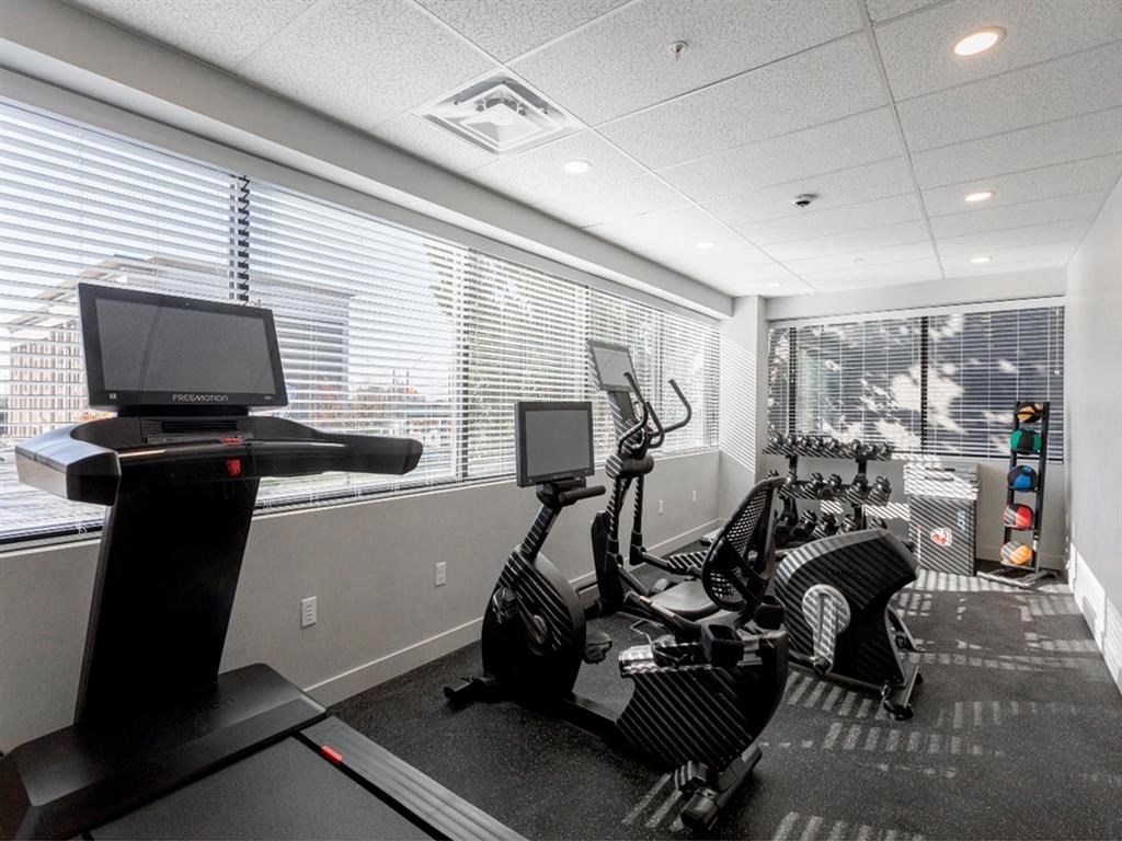 the gym is on the 14th floor