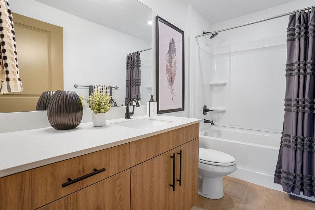 a bathroom with a sink and a toilet