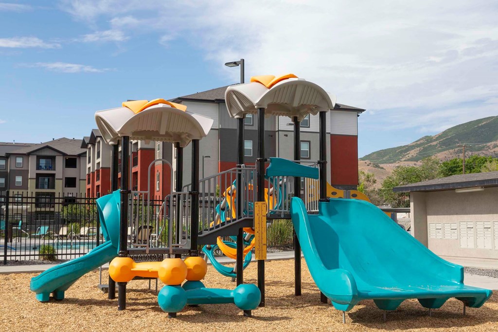 our apartments showcase a playground