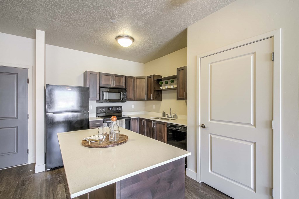 our apartments offer a kitchen