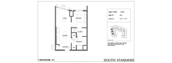 a floor plan of a small apartment
