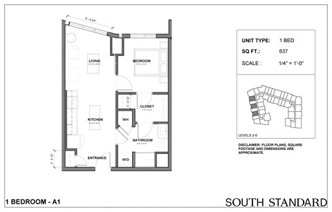 a floor plan of a small apartment