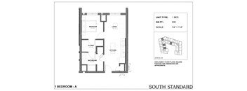 a floor plan of a small apartment