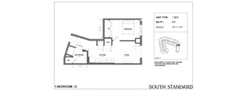 the floor plan of south standard