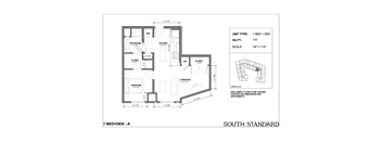 a floor plan of the south standard