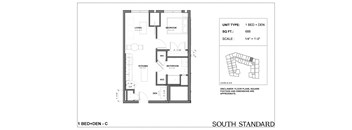 the floor plan of south standard