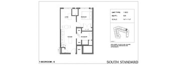 the floor plan of south standard