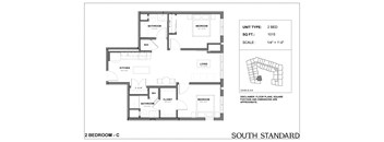 the floor plan of south standard