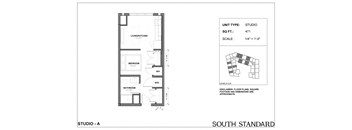 a floor plan of a small apartment