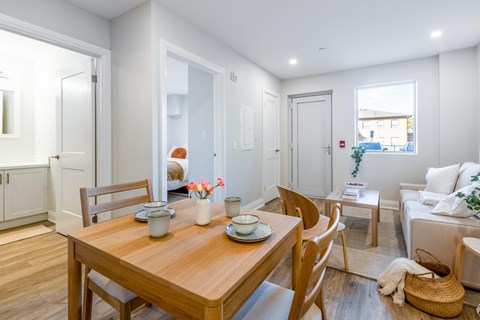Kitchen & Living Room