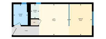 Junior 1 Bed 1 Bath