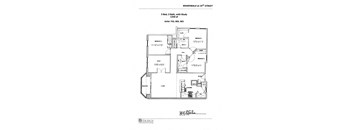 the third level floor plan of the residence