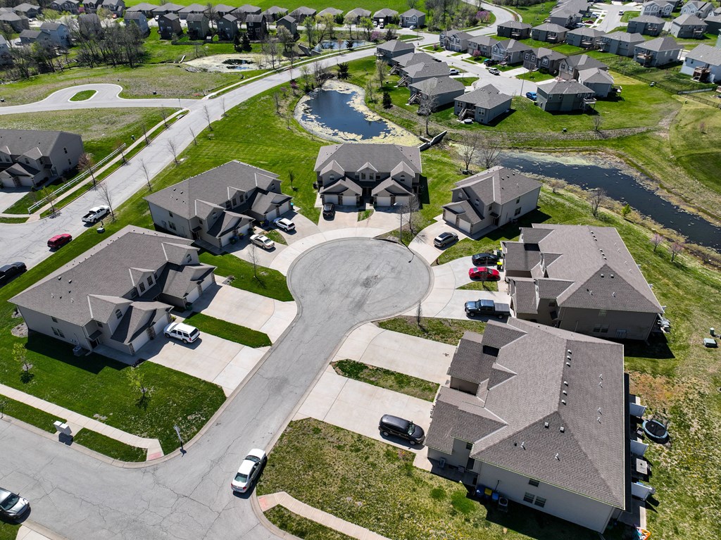 Arial view of Bradley's Crossing