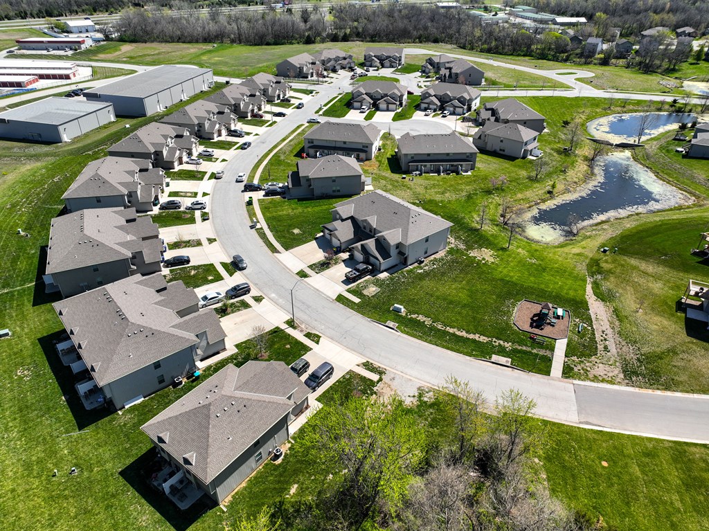 Arial view of Bradley's Crossing