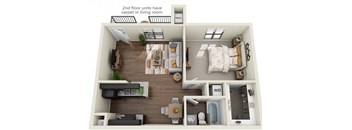 a 2 bedroom floor plan | the edge at 450