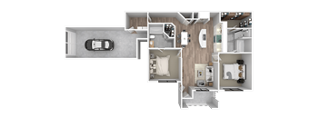 a rendering of a floor plan of a house