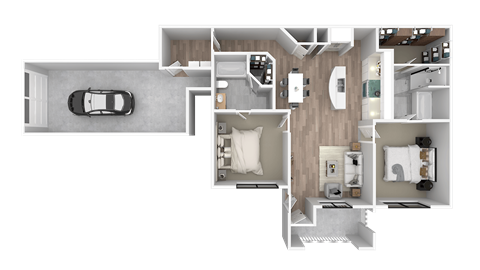 a rendering of a floor plan of a house