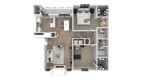 the 1122  2 bedroom floor plan  460 sq ft