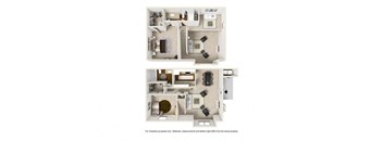 a floor plan of a house with a white background