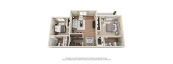 a bedroom with a bed and a dresser in a room